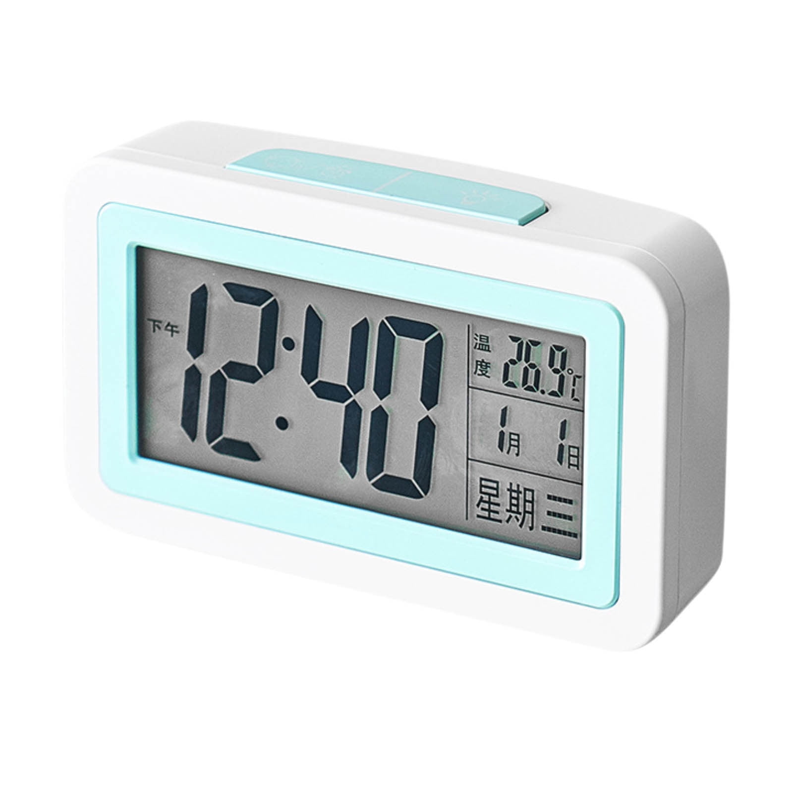 QIIBURR Alarm Clock with Bed Shaker MultiFunctional Electronic Clock