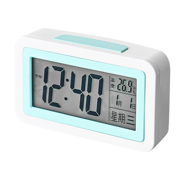 QIIBURR Alarm Clock with Bed Shaker MultiFunctional Electronic Clock