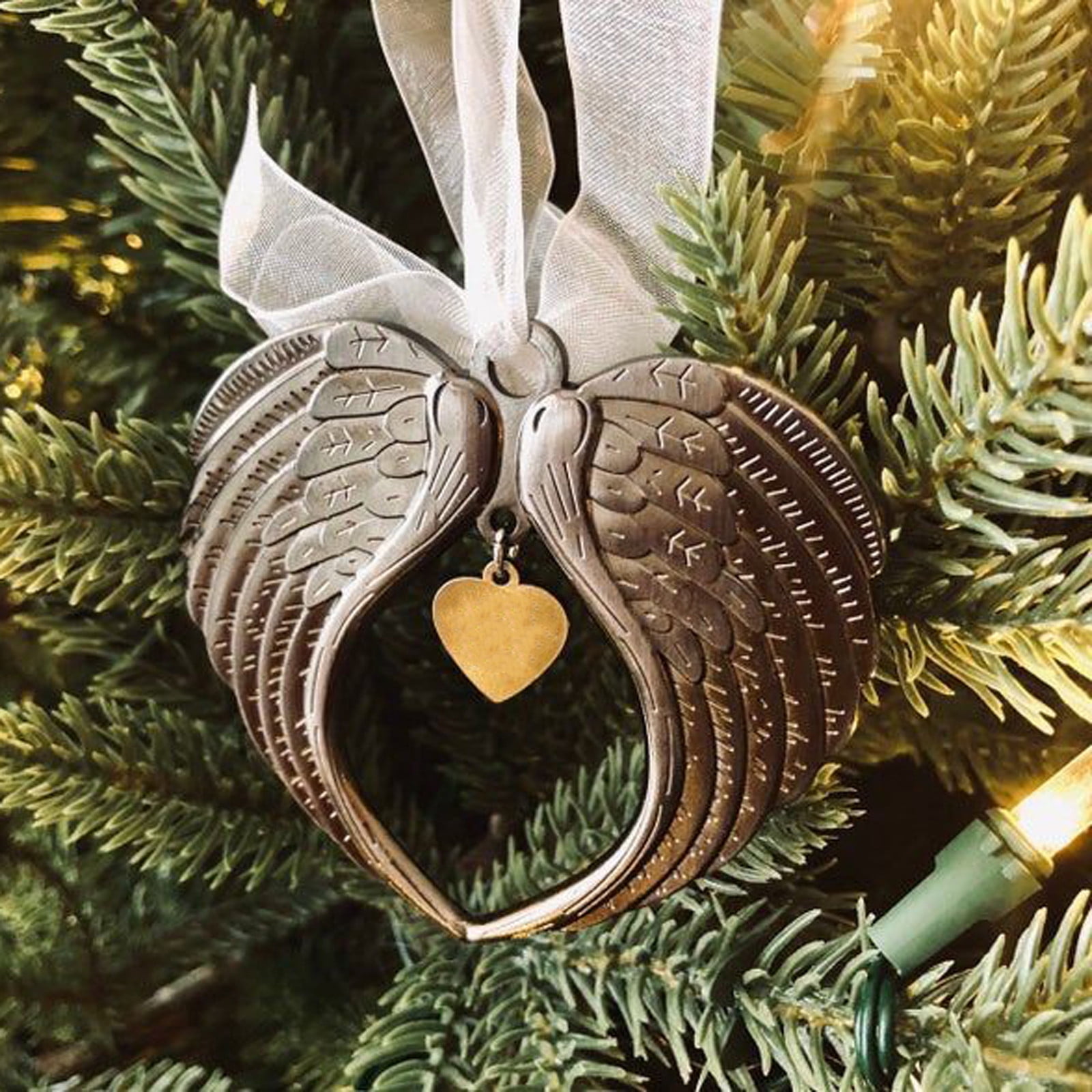 Angel deals wings ornament