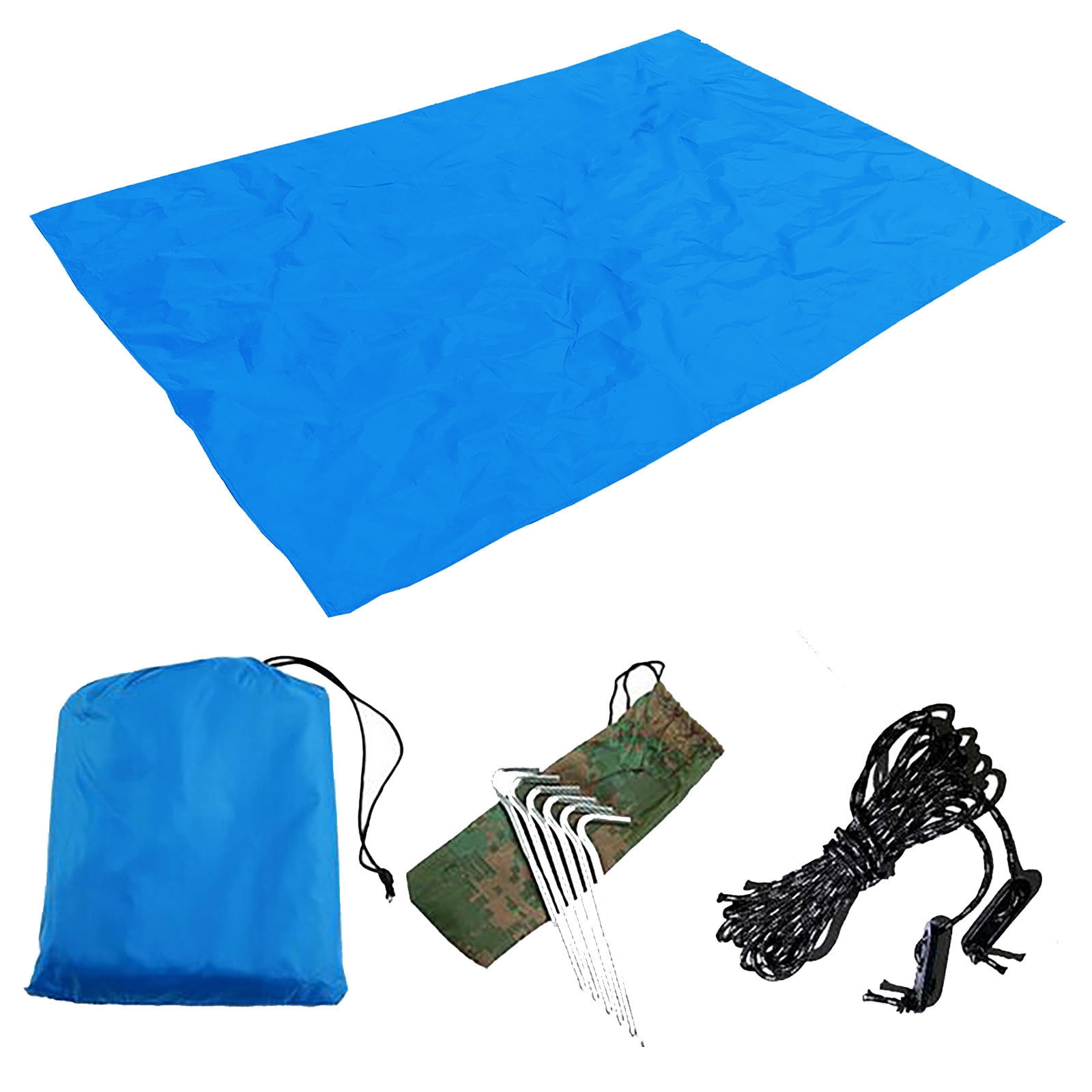 QIIBURR Camping Tarp under Tent Camping Tent Rain Tarp 3 X 4 M Ultra