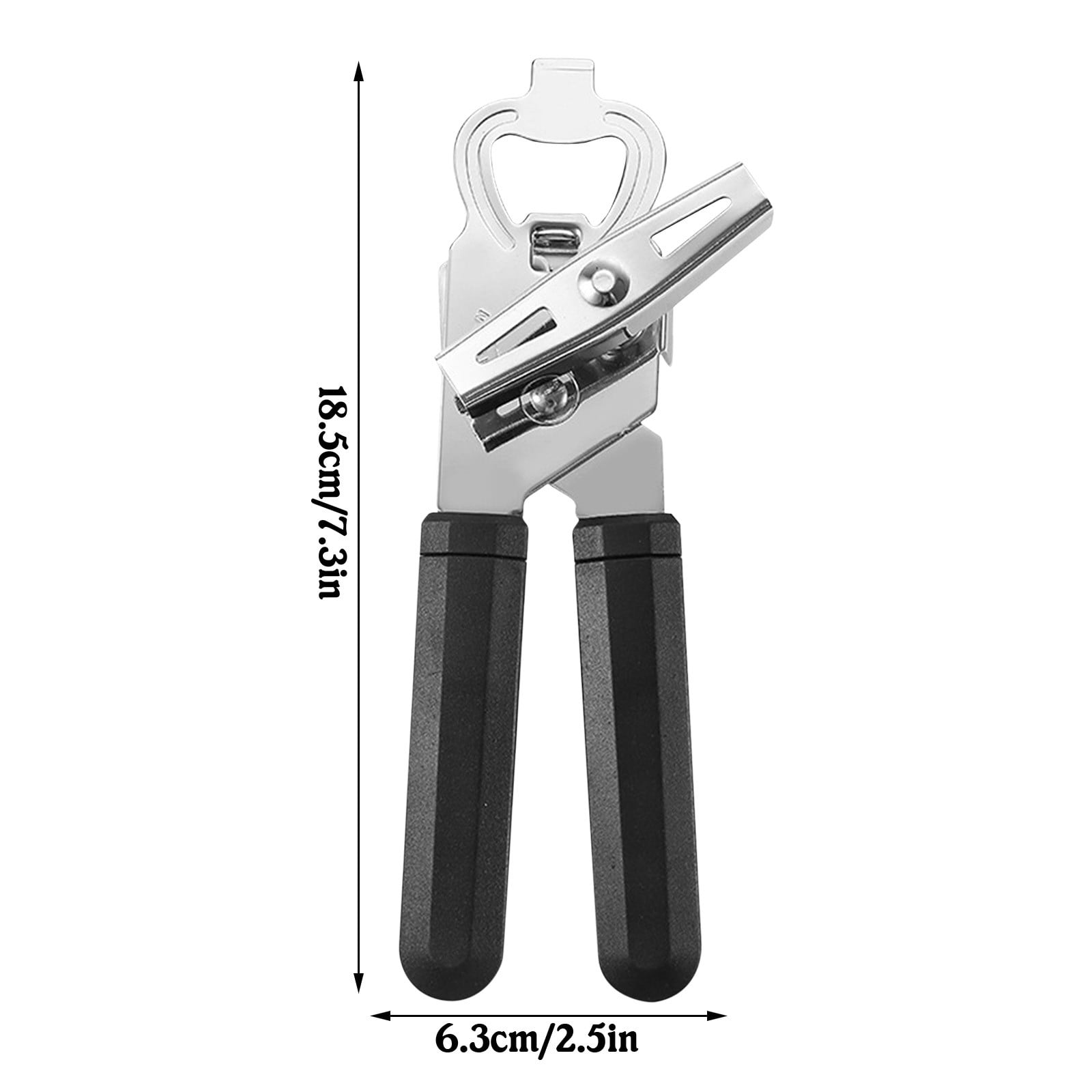 QIIBURR Can Opener Stainless Steel Portable Can Opener Stainless Steel