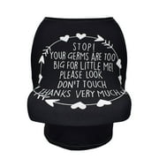 QIIBURR Car Cover for Baby Stroller Cover Baby Stretchy Nursing Breastfeeding Cover Multi Use Car seat Canopy Stroller Baby Car Seat Cover Nursing Cover Carseat Canopy