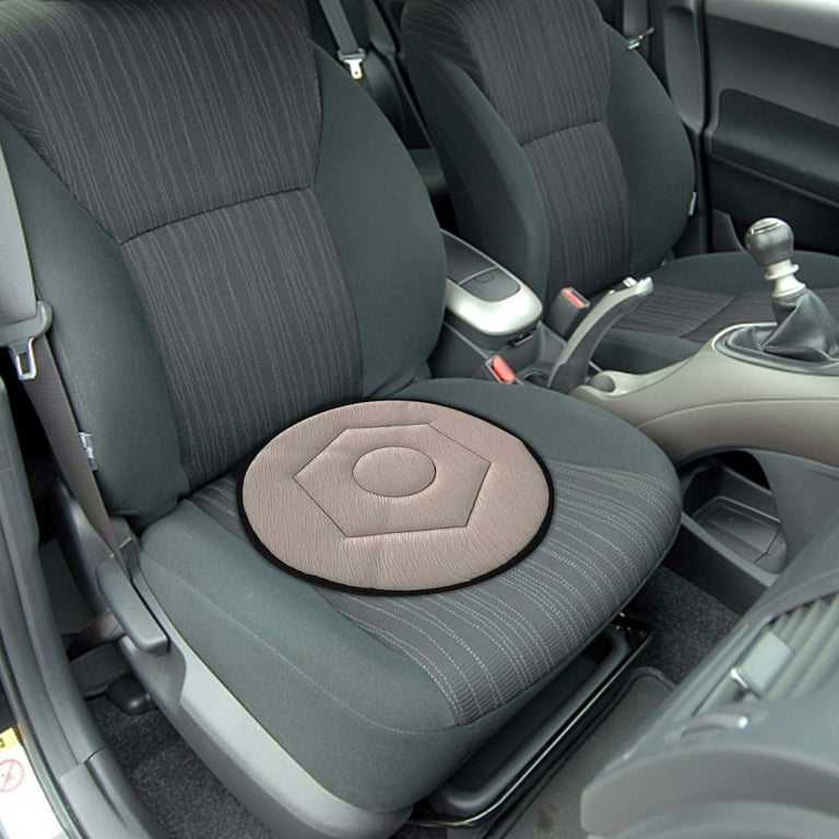 Qiiburr Car Seat Cushions for Pressure Relief 360 Rotating Seat Cushion Car Seat Rotating Revolving Cushion Memory Swivel Foam Mobility Aid Seat