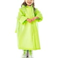 thumbnail image 1 of QIIBURR Children Boys and Girls Windproof and Waterproof Raincoat with Schoolbag Bit, 1 of 4