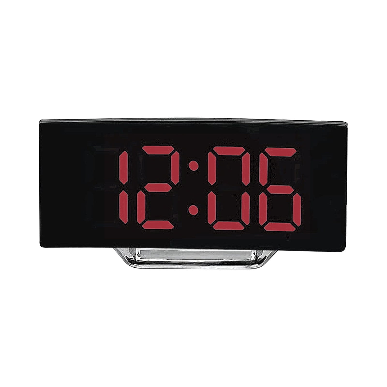 QIIBURR Digital Alarm Clocks for Bedrooms Table Clock Large Screen Led