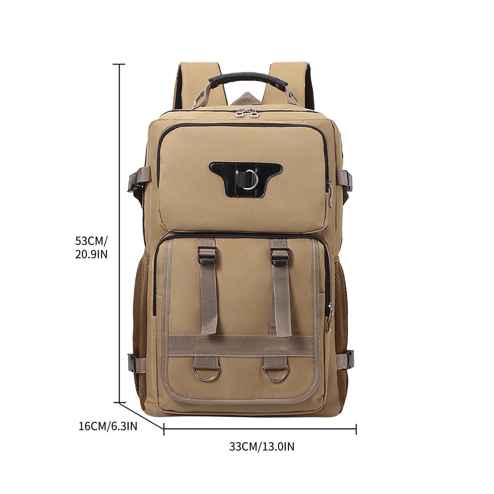 QIIBURR Extra Large Durable Backpack Multifunctional Canvas Backpack