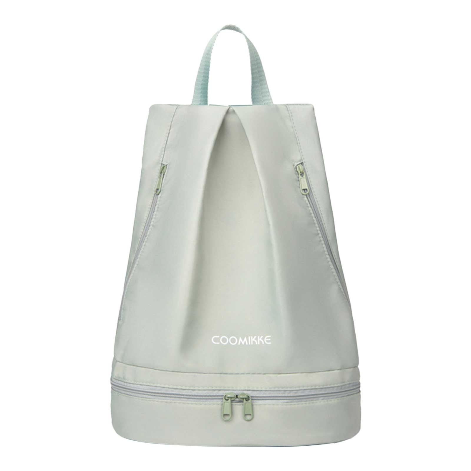 QIIBURR Gym Backpack with Shoe Compartment Beach Backpack with Shoe