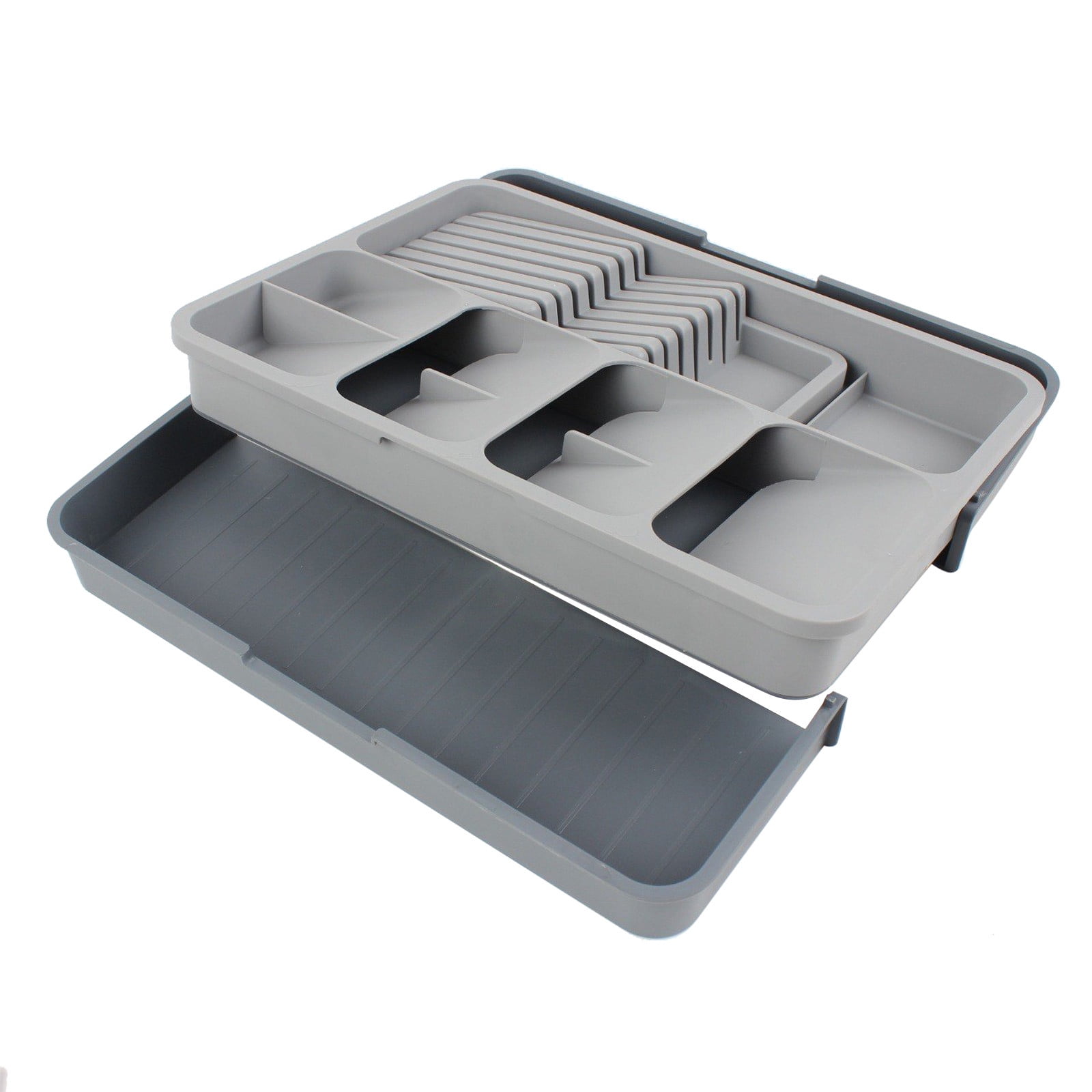 QIIBURR Kitchen Drawer Organizer for Large Utensils Kitchen Knives