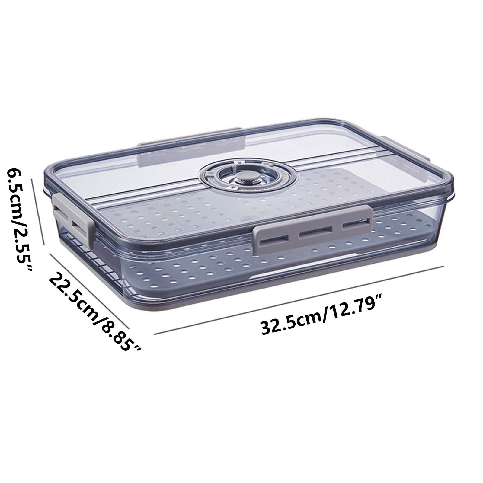 QIIBURR Lock and Lock Food Storage Containers with Timer, HighGrade