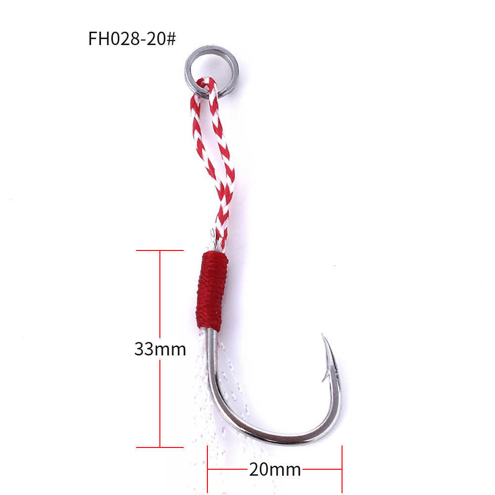 QIIBURR Multiple Tie Wire Iron Plate Hooks, DeepSea Fishing Hooks