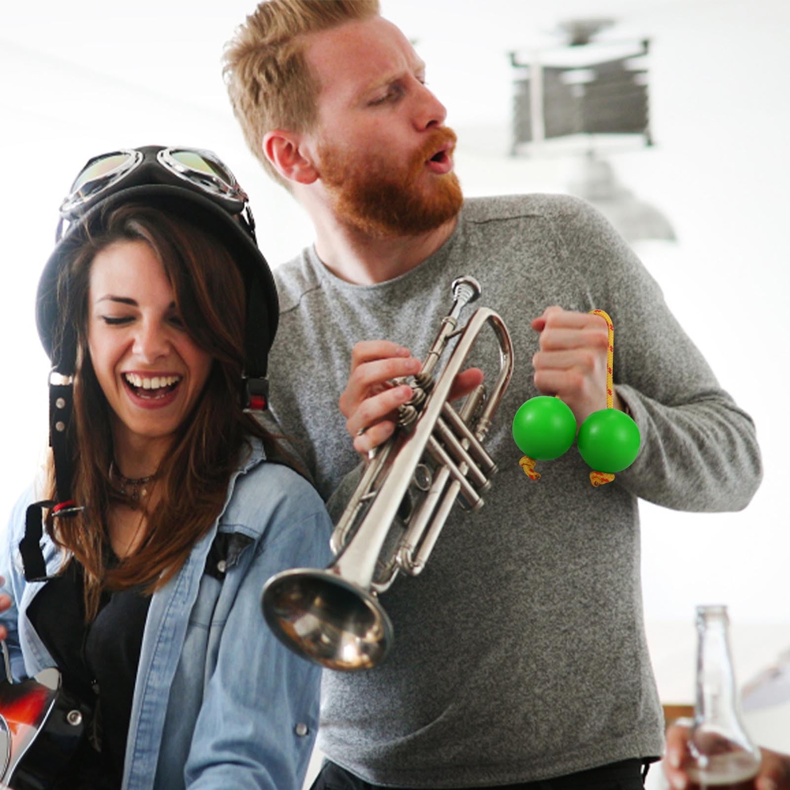 QIIBURR Pack of 2 Aslatua Authentic Shaker,Instrument Hand Percussion