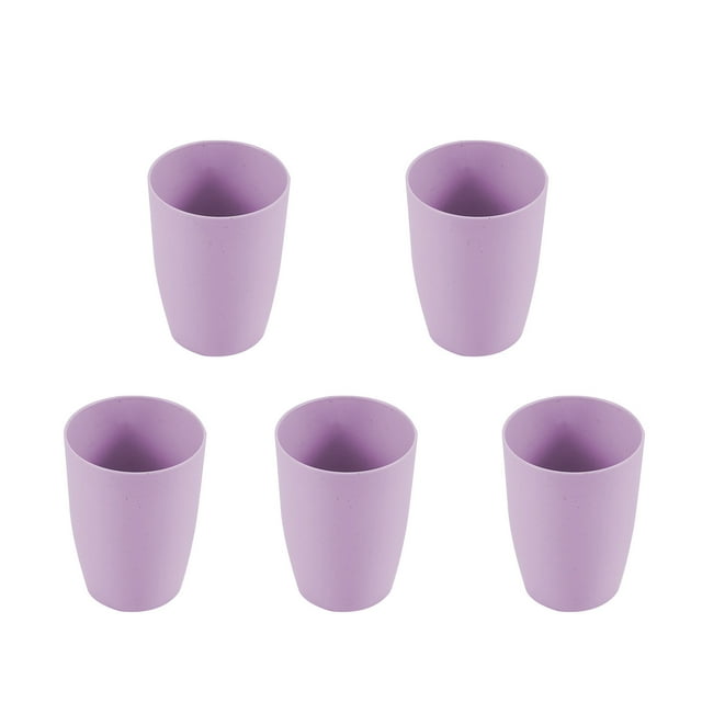 QIIBURR Plastic Cups Dishwasher Safe Plastic Cups Reusable, Cup Set of