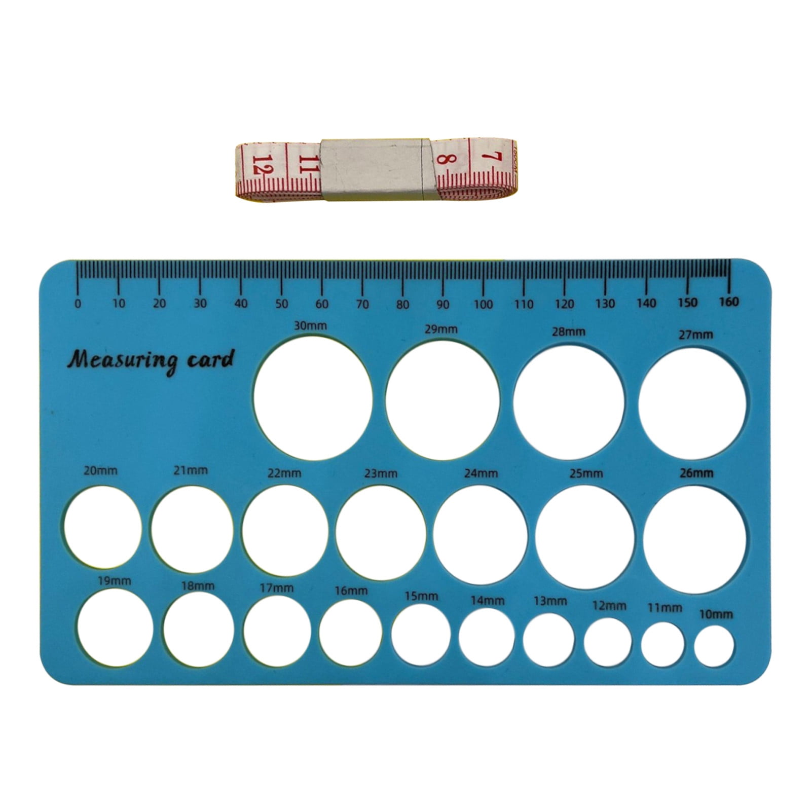 QIIBURR Silicone Flanges for Breast Pump Nipple Ruler for Flange Sizing