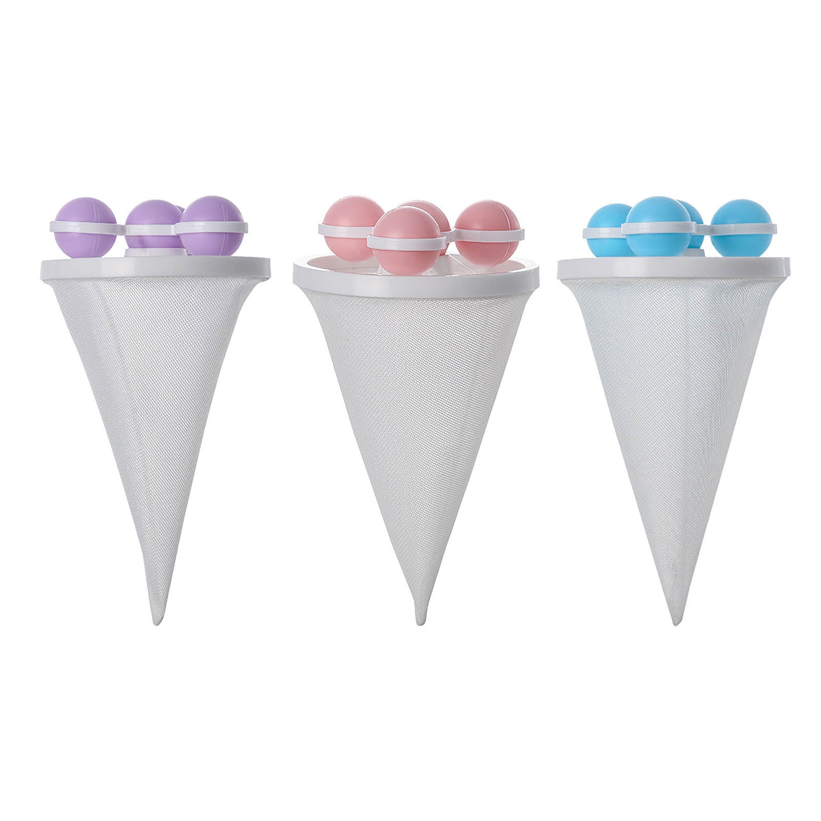 QIIBURR Small Laundry Bags Mesh Wash Bags Washing Machine Float Filter