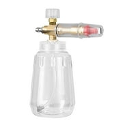 QIIBURR Spray Foam Car Wash Transparent High-Pressure Car Washing Foam Fan Shaped Spray Can