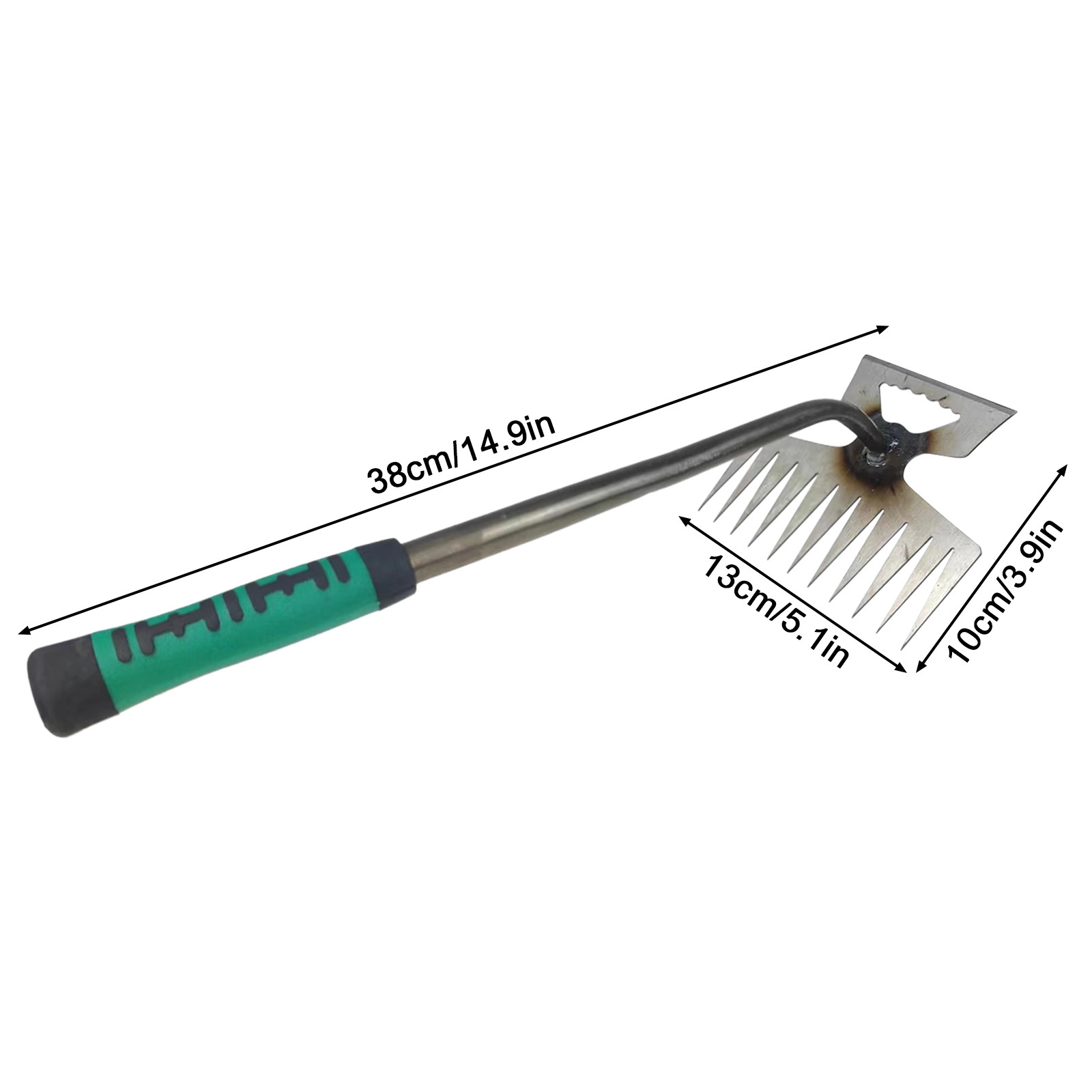 QIIBURR Stainless Steel Art Weeding Tool Hook Weed Weed Weed Planting