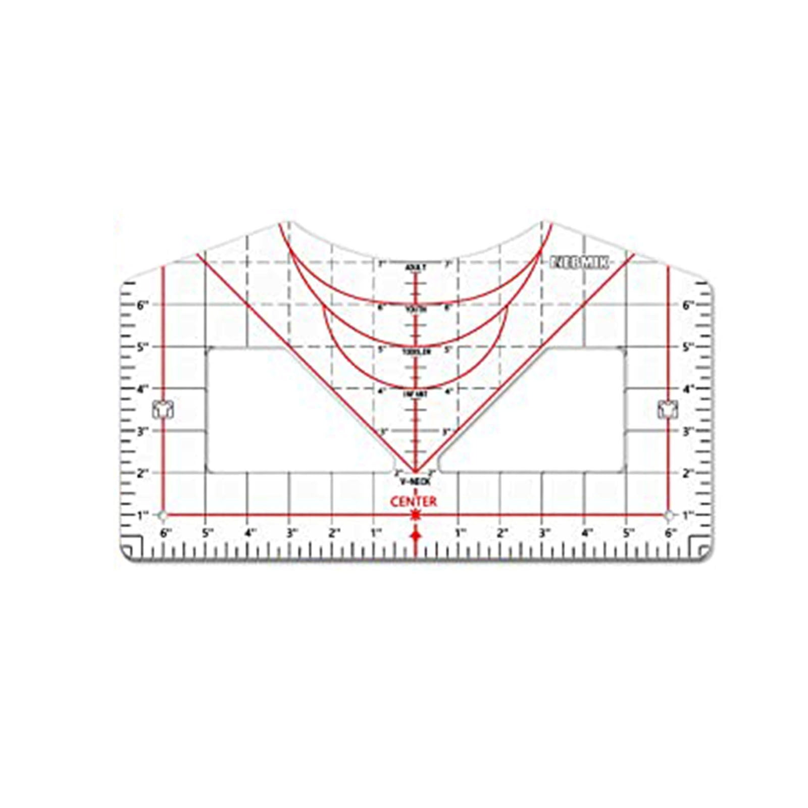 QIIBURR T Shirt Rulers To Center Designs T-Shirt Calibration Tool Ruler ...