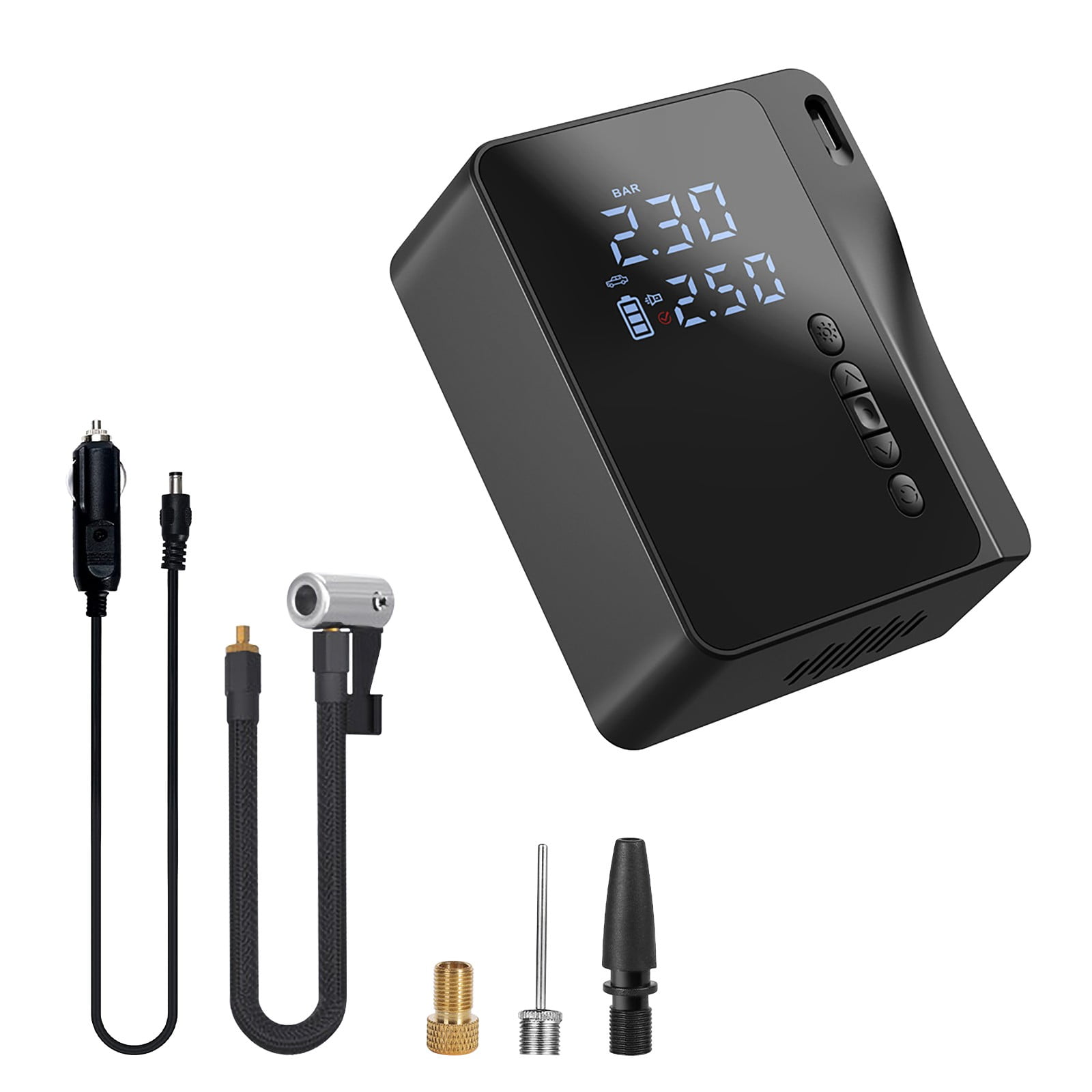 QIIBURR Tire Inflator Portable AIr Compressor Powerful 155Psi Faster