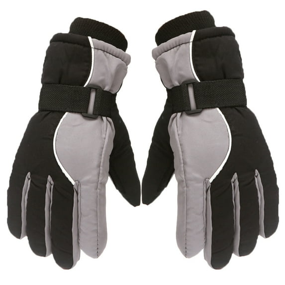 Tauxra Winter Gloves for Kids Winter Gloves For Kids Boys Girls Snow Windproof Mittens Outdoor Sports Skiing Kids Snow Gloves