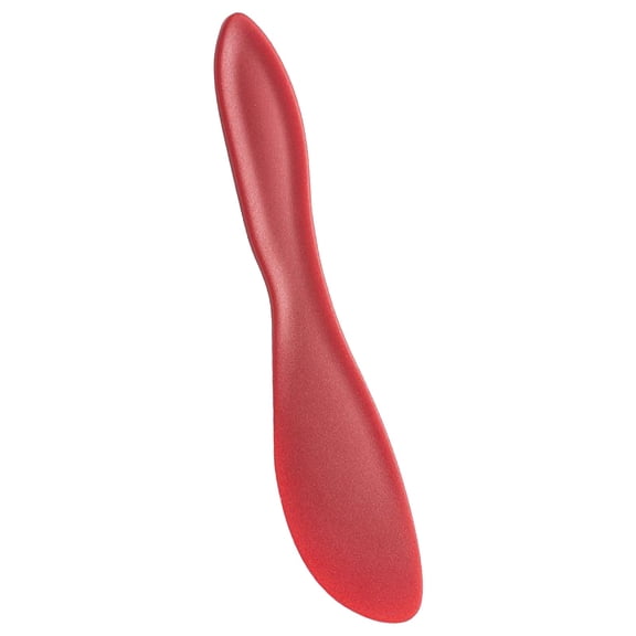 QIJGEBGG 1 Pack Plastic Butter Spreader Multipurpose Butter Knife Spreader Versatile Knife Frosting Knives for Soft Cheese Cream Icing(Red)