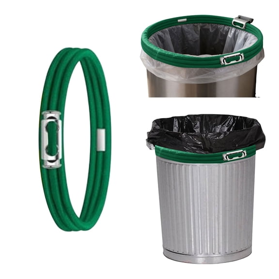 QIJGEBGG Garbage Can Bands, Strong Elasticity, Trash Can Bag Holder Trash Can Band, Adjustable Rubber Garbage Trash Can Band, Elastic Trash Can Bag Holder, Elastic Trash Can Strap