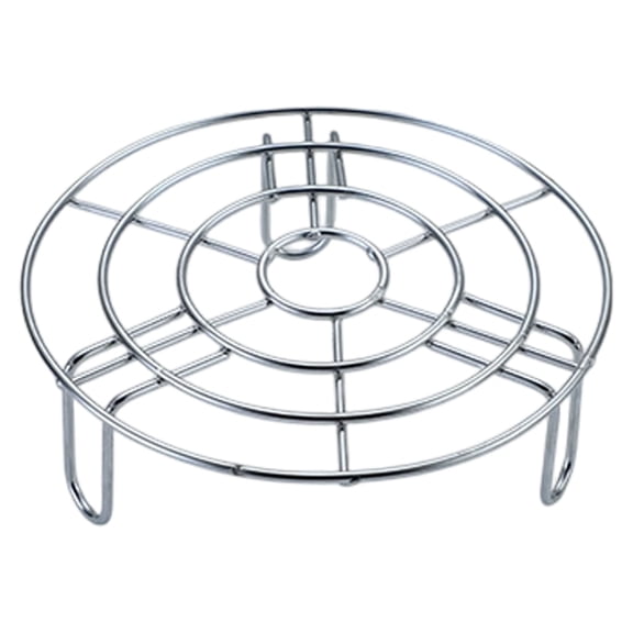 QIJGEBGG Round Steamer Rack and Cooling Rack,Stainless Steel Pot Trivet, Wire Steamer Kettle Rack Holder, Fit for Pots Cookware Pressure-Cooker Pans Up Round Cooling Racks Dia
