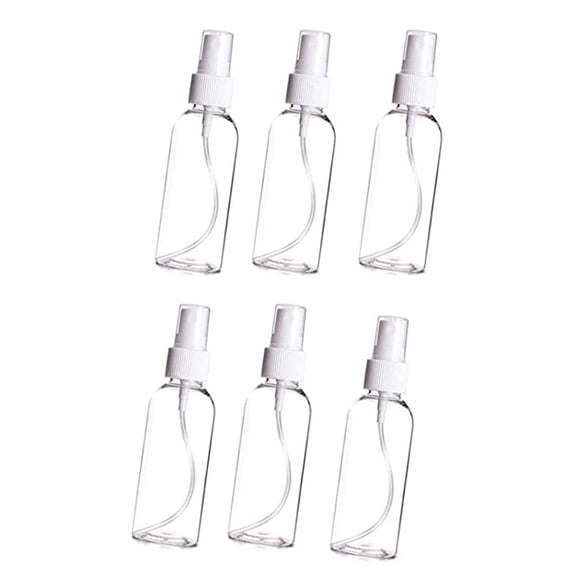 QIJGEBGG Spray Bottles Clear Plastic Empty Refillable Mini Spritzer for Travel, Cleaning, Gardening, Skin Care Atomizer for Essential Oils, Perfume Small Spray Bottle, Spray Bottles