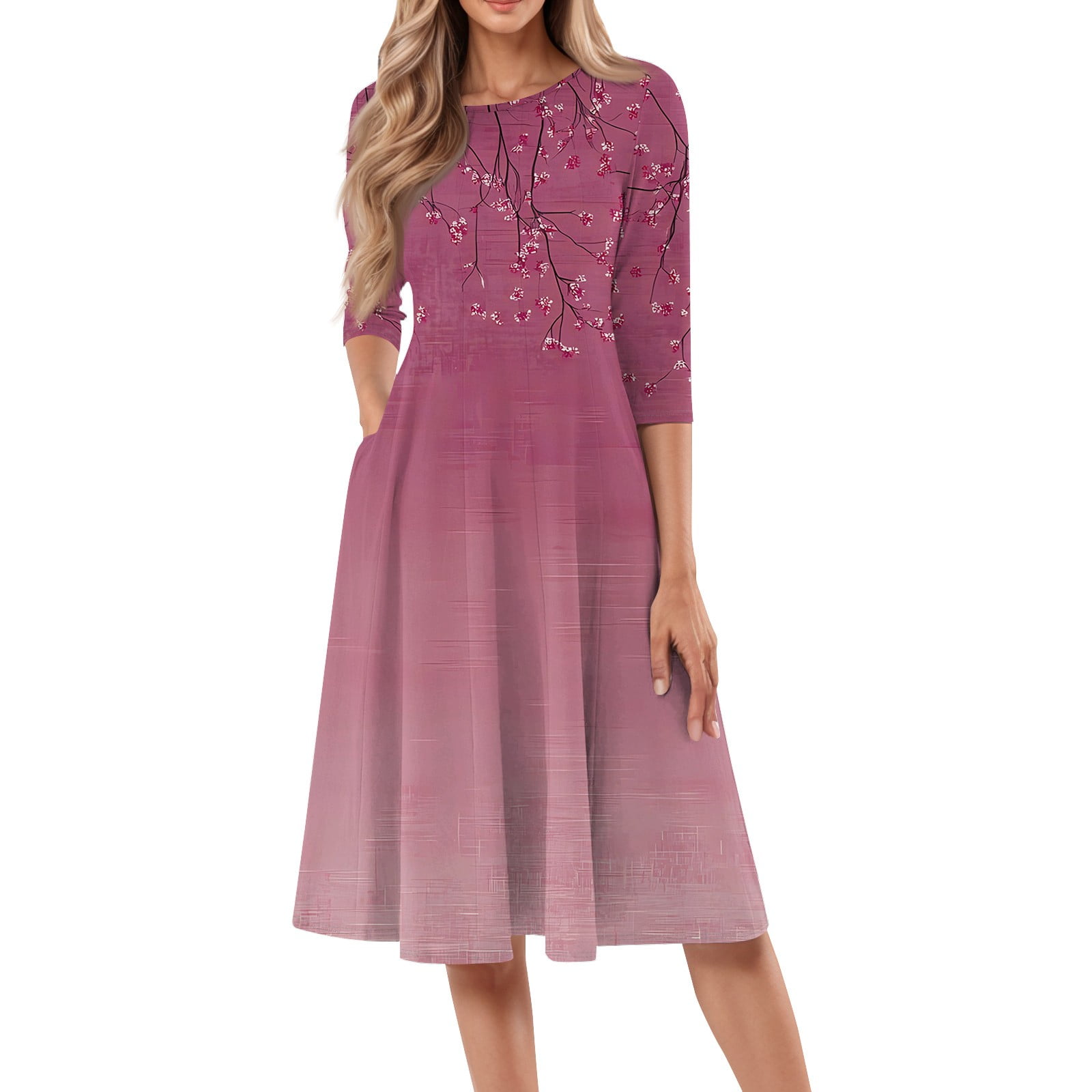 embroidered cocktail dress Mac Duggal 30681 Isaia Long Sleeve Dress Color:Ruby 6.9.25