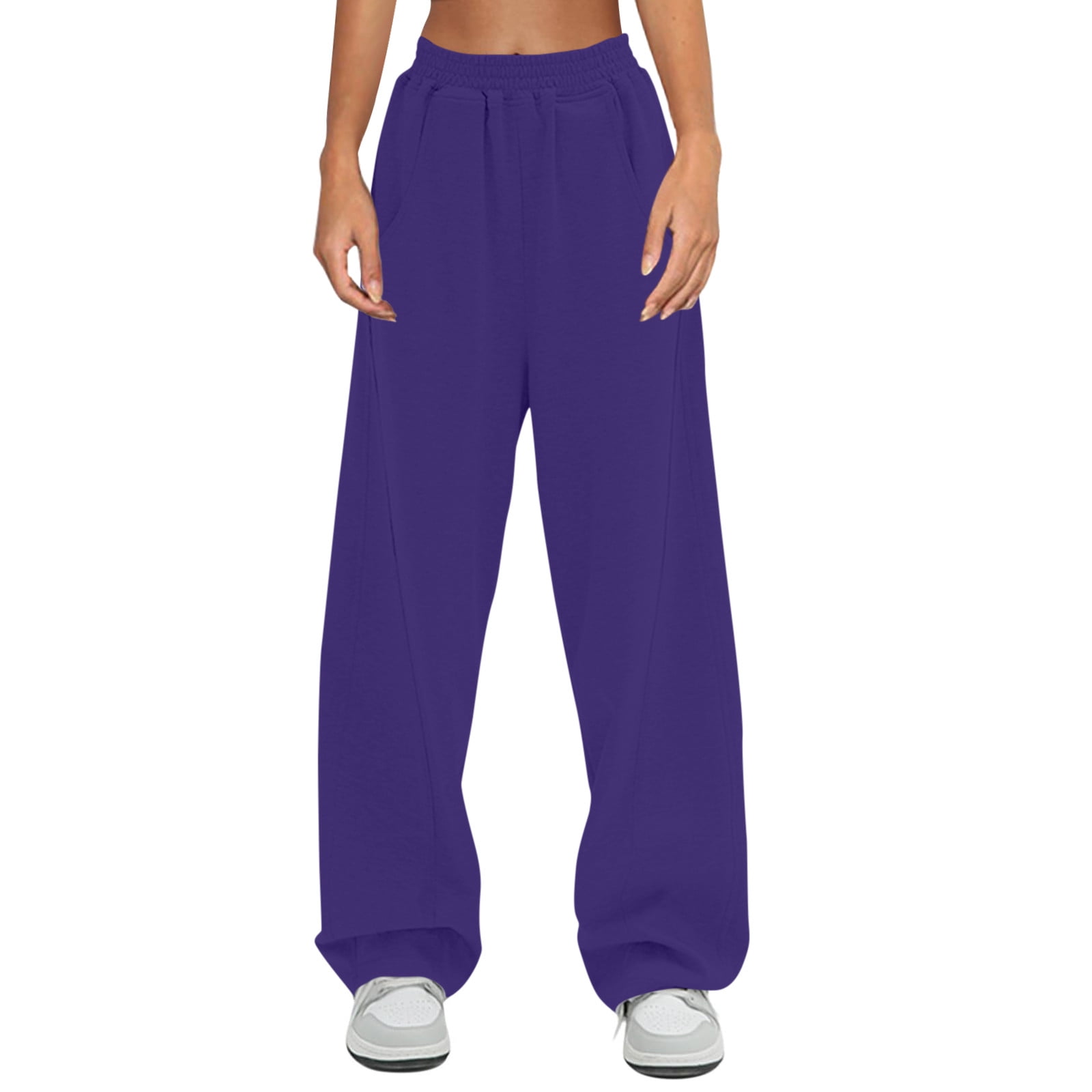 Women's Cargo Sweatpants – Baggy Fleece Joggers With Pockets