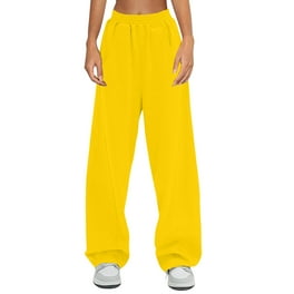 Yellow sweatpants walmart cheap