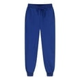 thumbnail image 1 of QIJUNTUO ​Plus Size Women's Loose Fit Athletic Sweatpants High Elastic Waist Comfort Jogger Pants Casual Lounge Wear​ Blue, 1 of 2
