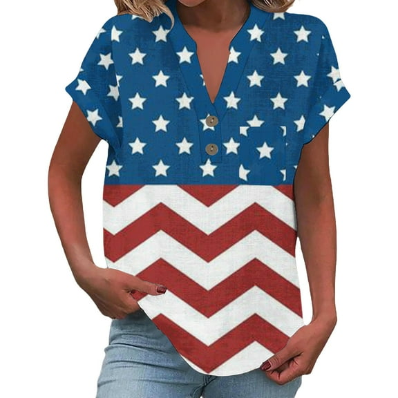 QIJUNTUO Short Sleeve Shirts for Somen Womens Fashion T Shirts Short Sleeve Casual V Neck Summer Tops Cute Loose Fit Blouses Graphic Tees Features: