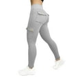 thumbnail image 1 of QIJUNTUO ​Women's Compression Performance Leggings High Waist Tummy Control Yoga Pants With Quick Dry Technology For Gym Running​ Grey, 1 of 5