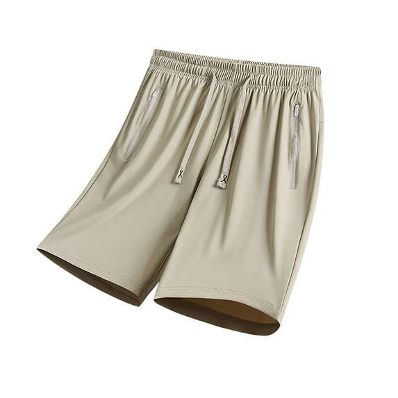 QIJUNTUO Women's Lightweight Ice Silk Quick Dry Stretch Shorts Relaxed Fit Summer Comfort For Outdoor Adventures And Casual Wear Khaki