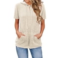 thumbnail image 1 of QIJUNTUO ​Women's Oversized Hoodie Tunic With Kangaroo Pocket For Streetwear Comfort And Loungewear Versatility​ Beige, 1 of 9