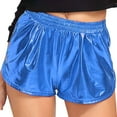 thumbnail image 1 of QIJUNTUO Women's Quick Dry High Waist Casual Shorts Lightweight Summer Comfort Shorts With Secure Pockets For Outdoor Activities​ Blue, 1 of 4