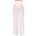 thumbnail image 1 of QIJUNTUO ​Women's Sheer Mesh Cover Up Shorts With Elastic Waist Beach Bikini Bottom Swimwear Covering For Poolside Resort Wear​ White, 1 of 8