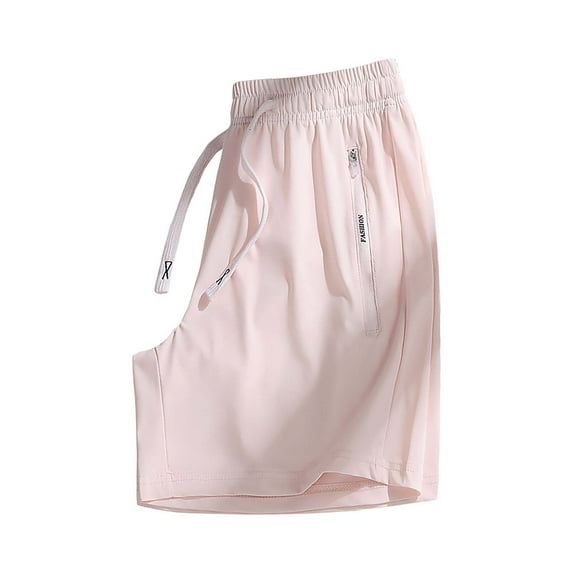 QIJUNTUO Women's Stretch Quick Dry Beach Shorts With UPF Sun Protection Drawstring Waist For Swim Cover Up Aquatic Adventures Pink