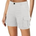 thumbnail image 1 of QIJUNTUO ​Women's Utility Multi Pocket Outdoor Shorts With Durable Construction For Trail Hiking Adventures And Camping Gear​ White, 1 of 8