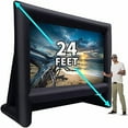thumbnail image 1 of XHYHWYD 24ft Outdoor Free Standing Inflatable Projector Screen, 288-Inch, with Accessories, 1 of 5