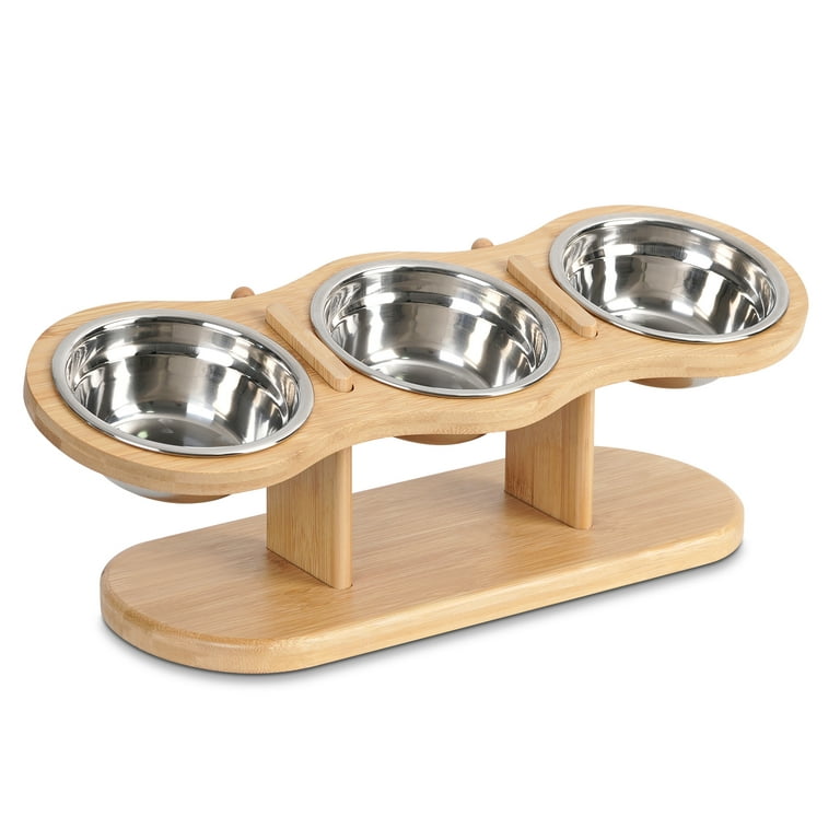 QILICHZ Elevated Cat Bowls Raised Cat Bowl Cat Feeding Bowls Cat Feeder  Water Bowls for Cats Dogs