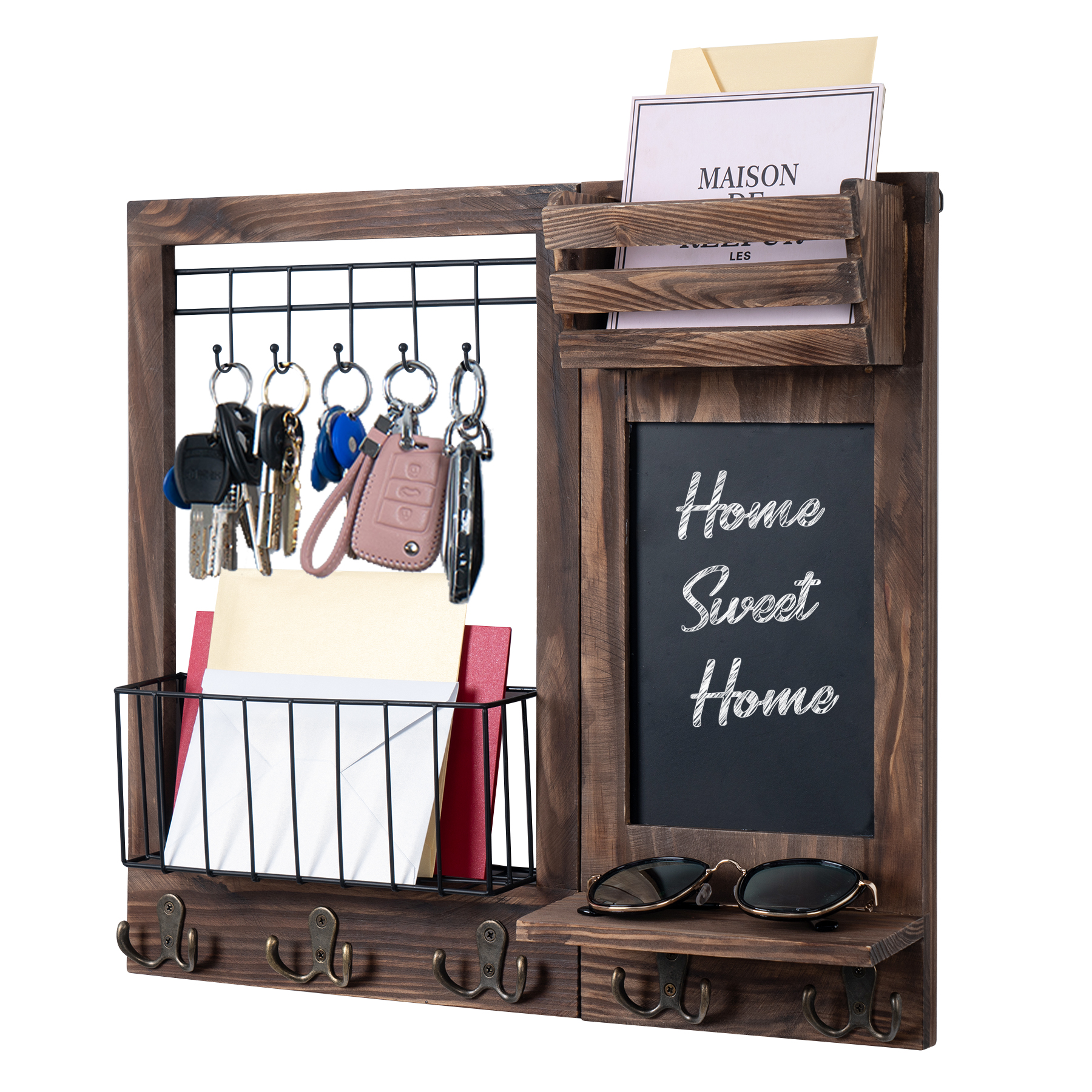 Spigot Mounted Expandable Hose Hanger Up to 100 Feet of Hose