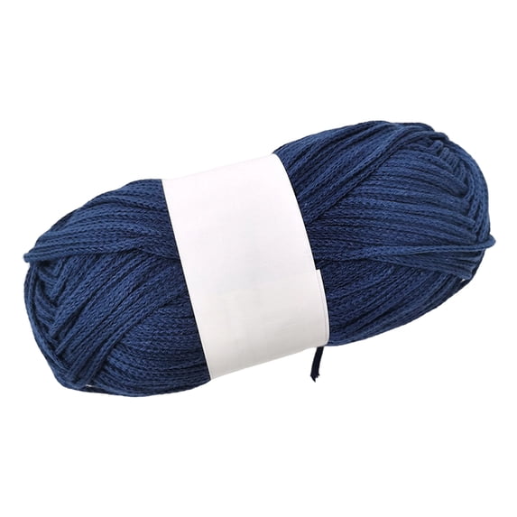 QILIN 100g Knitting Yarn Good Touch Anti-pilling Coarse Handcrafted DIY Soft 2mm Round Strand 100 Percent Pure Cotton Rope Home Supply
