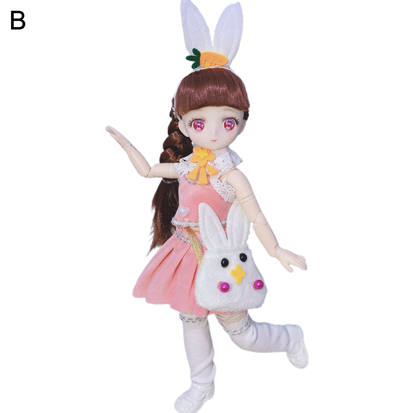 QILIN BJD Doll Lovely Collectible Comfortable to Touch Two