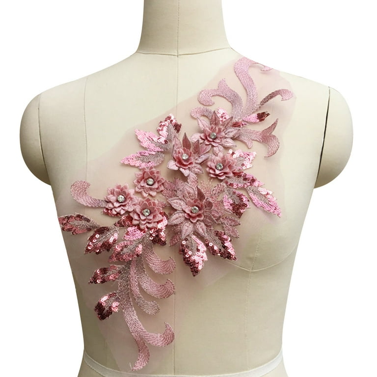 QILIN Flower Sequin Rhinestone Motif Trim Applique Wedding Dress DIY Sewing Embroidery - Walmart.com QILIN Flower Sequin Rhinestone Motif Trim Applique Wedding Dress DIY Sewing Embroidery - Walmart.com