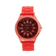 QILIN Jelly Watch Convenient to Wear Comfortable Bright Color Especial Quartz Watch for Gift
