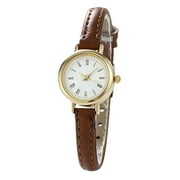 Hevirgo Ladies Watch Accurate Thin Strap Delicate Vintage Ultra-small Dial Decoration Alloy Academy Style Quartz Watch Clothing Accessory