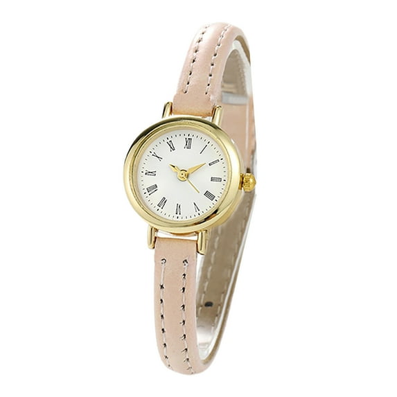 Hevirgo Ladies Watch Accurate Thin Strap Delicate Vintage Ultra-small Dial Decoration Alloy Academy Style Quartz Watch Clothing Accessory