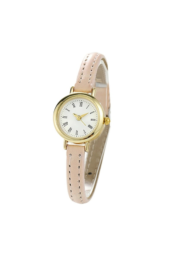 Ladies Watch Accurate Thin Strap Delicate Vintage Ultra-small Dial Decoration Alloy Academy Style Quartz Watch Clothing Accessory