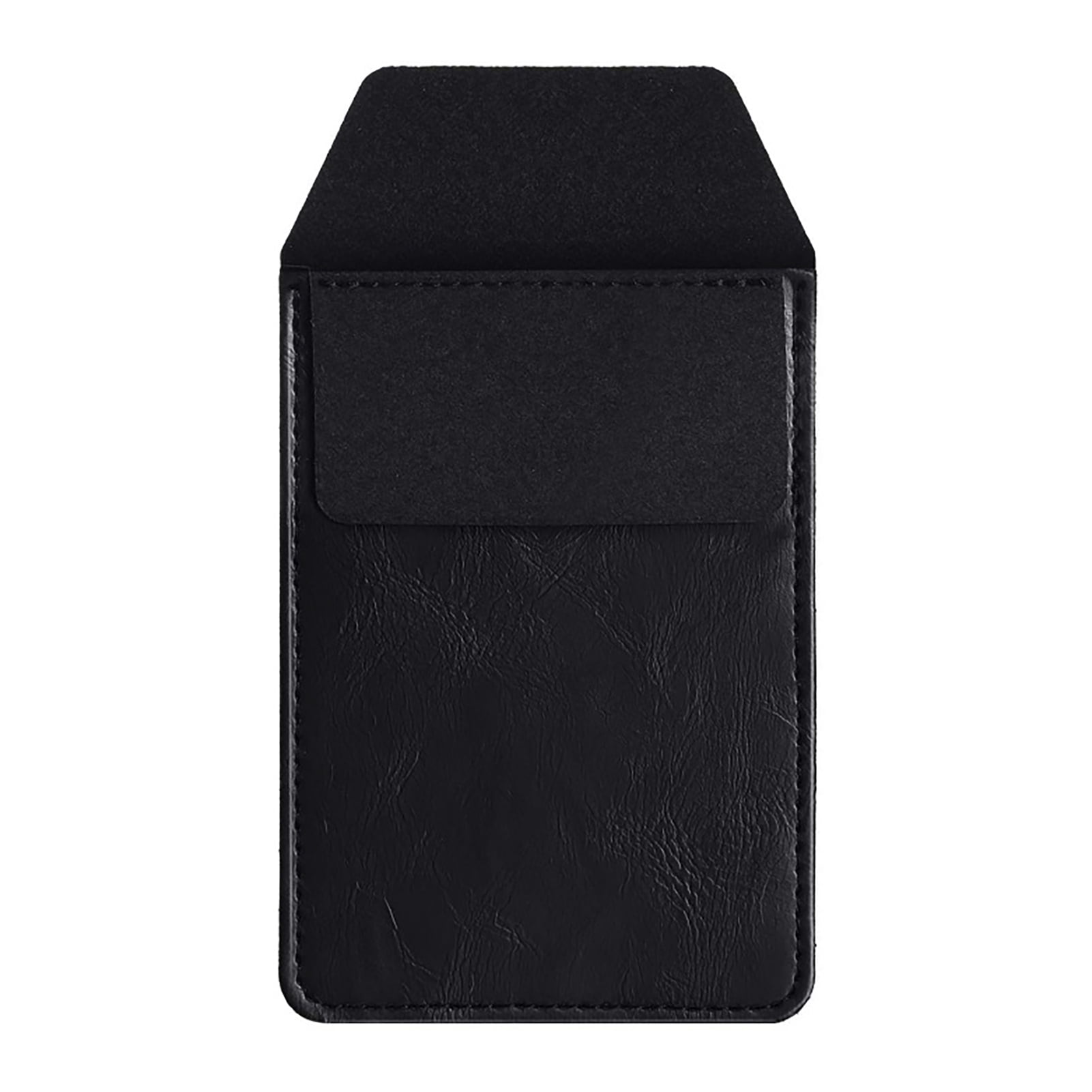 QILIN Pen Bag Delicate Texture Solid Color Faux Leather Pocket